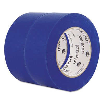 Picture of Premium Blue Masking Tape with UV Resistance, 3" Core, 48 mm x 54.8 m, Blue, 2/PackUNV-PT14049