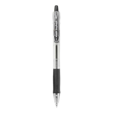 Picture of EasyTouch Ballpoint Pen, Retractable, Medium 1 mm, Black Ink, Clear Barrel, DozenPIL-32220