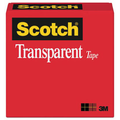 Picture of Transparent Tape, 1" Core, 0.5" x 36 yds, TransparentMMM-600121296