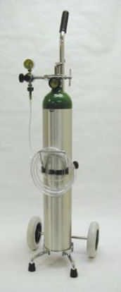 Picture of Mada Medical Oxygen Kit on Cart (Empty) Size E Aluminum1630-15E
