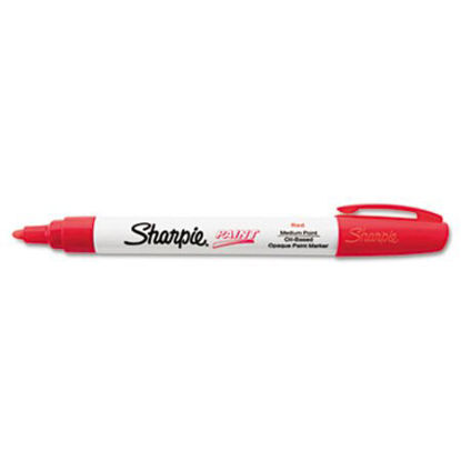 Picture of Permanent Paint Marker, Medium Bullet Tip, RedSAN-35550