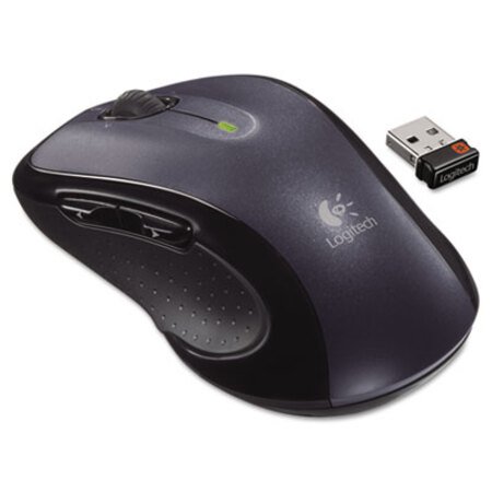 Picture of M510 Wireless Mouse, 2.4 GHz Frequency/30 ft Wireless Range, Right Hand Use, Dark GrayLOG-910001822