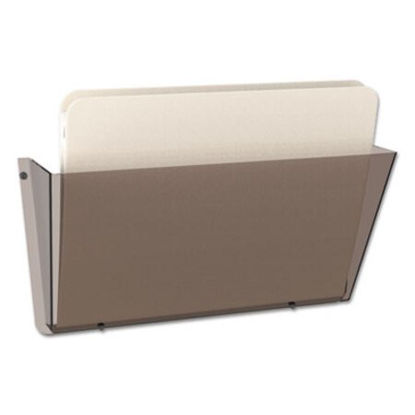Picture of Unbreakable DocuPocket Wall File, Letter, 14 1/2 x 3 x 6 1/2, SmokeDEF-63202