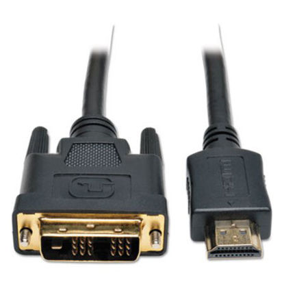 Picture of HDMI to DVI-D Cable, Digital Monitor Adapter Cable (M/M), 1080P, 6 ft., BlackTRP-P566006