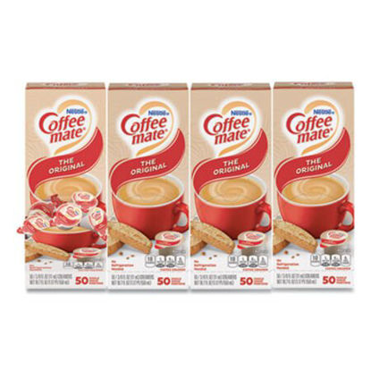 Picture of Liquid Coffee Creamer, Original, 0.38 oz Mini Cups, 50/Box, 4 Boxes/Carton, 200 Total/CartonNES-35110CT