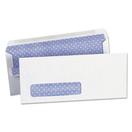 Picture of Self-Seal Business Envelope, #10, Square Flap, Self-Adhesive Closure, 4.13 x 9.5, White, 500/BoxUNV-36102
