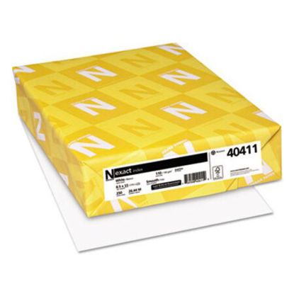 Picture of Exact Index Card Stock, 94 Bright, 110 lb, 8.5 x 11, White, 250/PackWAU-40411