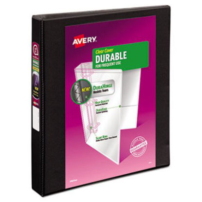 Picture of Durable View Binder with DuraHinge and Slant Rings, 3 Rings, 1" Capacity, 11 x 8.5, BlackAVE-17011