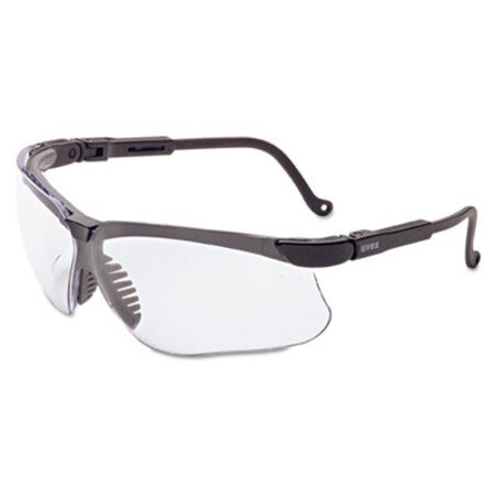 Picture of Genesis Safety Eyewear, Black Frame, Clear LensUVX-S3200X