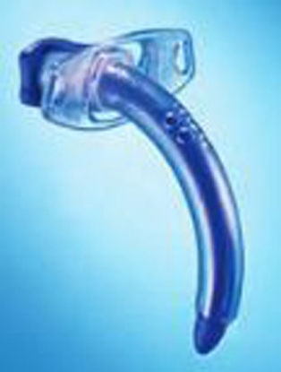 Picture of Tracheostomy Tube Portex® Blue Line Ultra® Fenestrated Size 7 Uncuffed100/818/070