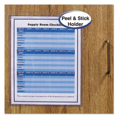 Picture of Self-Adhesive Shop Ticket Holders, Super Heavy, 50 Sheets, 9 x 12, 50/BoxCLI-70912