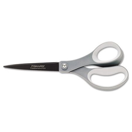 Picture of Performance Non-Stick Titanium Softgrip Scissors, 8" Long, 3.1" Cut Length, Gray Offset HandleFSK-1541301001