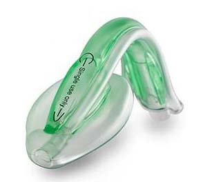 Picture of AuraGain™ Laryngeal Mask Pediatric / Adult User Size 3 Green PCTG / PVC / Silicone Sterile Disposable408300000