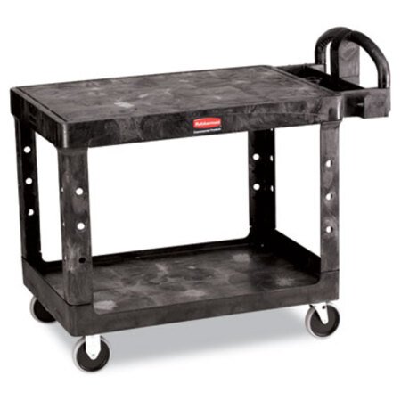 Picture of Flat Shelf Utility Cart, Two-Shelf, 25.25w x 44d x 38.13h, BlackRCP-452500BK