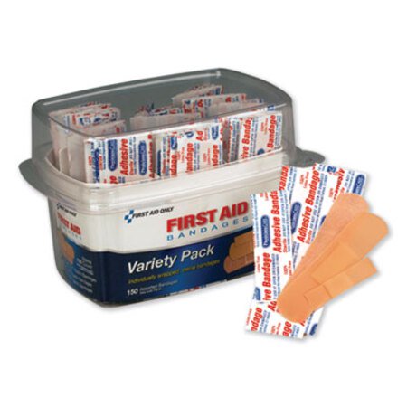 Picture of First Aid Bandages, Assorted, 150 Pieces/KitFAO-90095