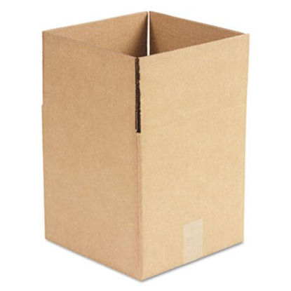 Picture of Cubed Fixed-Depth Shipping Boxes, Regular Slotted Container (RSC), 10" x 10" x 10", Brown Kraft, 25/BundleUFS-101010