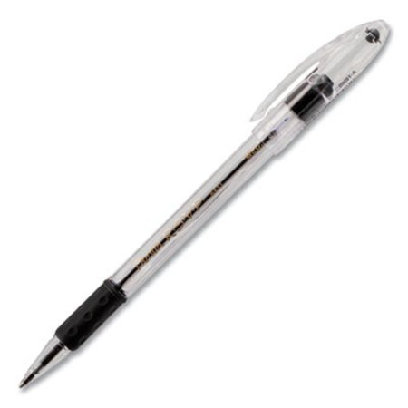 Picture of R.S.V.P. Ballpoint Pen, Stick, Medium 1 mm, Black Ink, Clear/Black Barrel, DozenPEN-BK91A