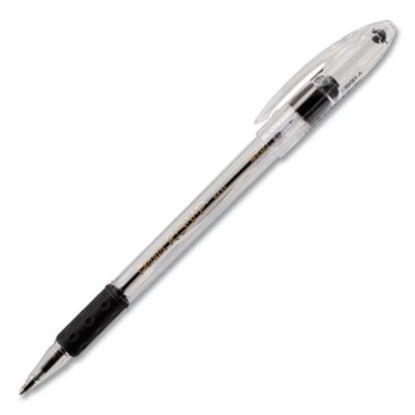 Picture of R.S.V.P. Ballpoint Pen, Stick, Medium 1 mm, Black Ink, Clear/Black Barrel, DozenPEN-BK91A