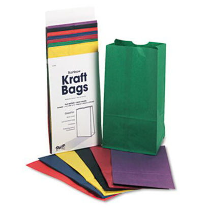 Picture of Rainbow Bags, 6" x 11", Assorted Bright, 28/PackPAC-0072140