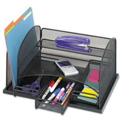 Picture of Three Drawer Organizer, Steel, 16 x 11 1/2 x 8 1/4, BlackSAF-3252BL
