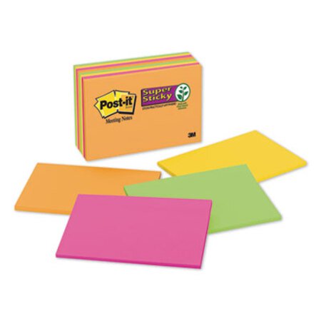 Picture of Meeting Notes in Rio de Janeiro Colors, 6 x 4, 45-Sheet, 8/PackMMM-6445SSP