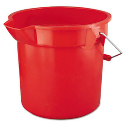 Picture of BRUTE Round Utility Pail, 14qt, RedRCP-2614RED