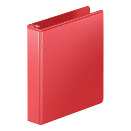 Picture of Heavy-Duty Round Ring View Binder with Extra-Durable Hinge, 3 Rings, 1.5" Capacity, 11 x 8.5, RedWLJ-363341797