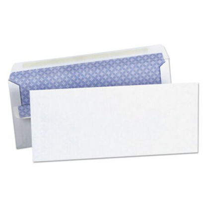 Picture of Self-Seal Business Envelope, #10, Square Flap, Self-Adhesive Closure, 4.13 x 9.5, White, 500/BoxUNV-36101
