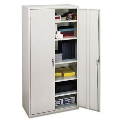 Picture of Assembled Storage Cabinet, 36w x 18 1/8d x 71 3/4h, Light GrayHON-SC1872Q