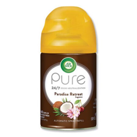 Picture of Freshmatic Life Scents Ultra Refill, Paradise Retreat, 5.89 oz Aerosol Spray, 6/CartonRAC-91099