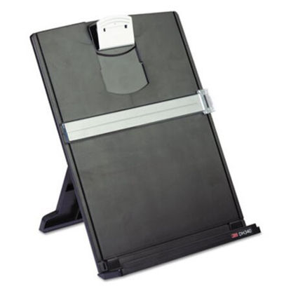 Picture of Fold-Flat Freestanding Desktop Copyholder, Plastic, 150 Sheet Capacity, BlackMMM-DH340MB
