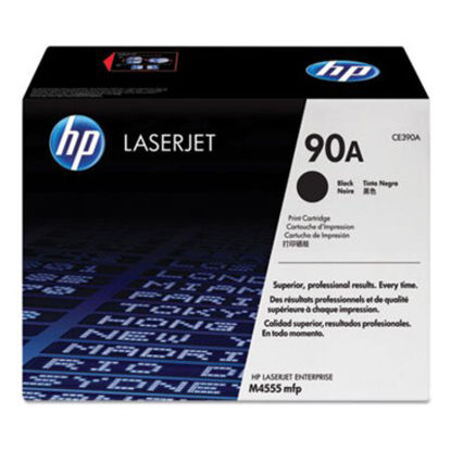 Picture of HP 90A, (CE390A) Black Original LaserJet Toner CartridgeHEW-CE390A