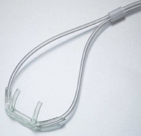 Picture of ETCO2/O2 Nasal Cannula with Interface With Oxygen Delivery Philips Respironics LoFlo Adult Curved Prong / NonFlared Tip3468ADU-00