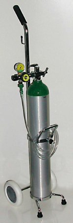Picture of Mada Medical Oxygen Kit on Cart (Empty) Size E Aluminum1630A-15E
