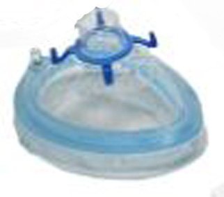 Picture of Anesthesia Mask Cardinal Health™ Tail Valve Style Adult Size 5 Hook RingAMMAD5CH