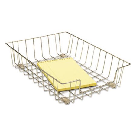 Picture of Wire Desk Tray Organizer, 1 Section, Letter Size Files, 10" x 14.13" x 3", SilverFEL-60012
