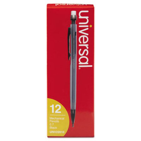 Picture of Mechanical Pencil, 0.7 mm, HB (#2.5), Black Lead, Smoke Barrel, DozenUNV-22010