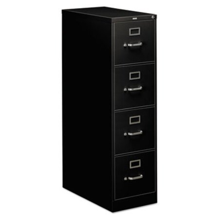 Picture of 310 Series Four-Drawer Full-Suspension File, Letter, 15w x 26.5d x 52h, BlackHON-314PP