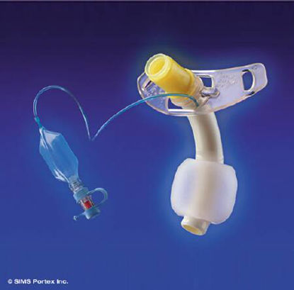 Picture of Tracheostomy Tube Portex® D.I.C.® Standard Size 10 Cuffed503100