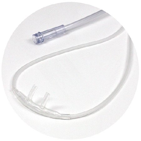 Picture of ETCO2 Nasal Sampling Cannula with O2 Delivery Low Flow Delivery Adult Curved Prong / NonFlared TipRES1104S