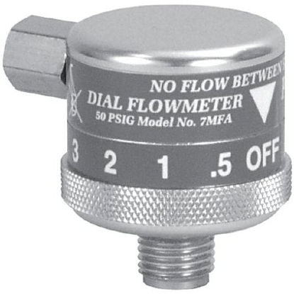Picture of Precision Medical® Oxygen Flowmeter Dial 0 - 25 LPM 1/8 Inch NPT Female Connector7MFA1101