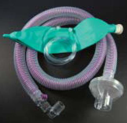Picture of Universal Flex2® Anesthesia Breathing Circuit Coaxial Tube 60 Inch Tube Single Limb Adult 3 Liter Bag Single Patient UseD360-6121Z
