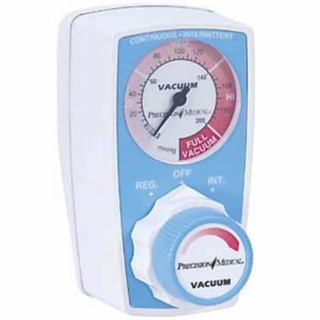 Picture of Precision Medical® Vacuum Regulator Continuous / Intermittent 0 - 200 mmHg DISS Outlet Ohmeda AdapterPM3315