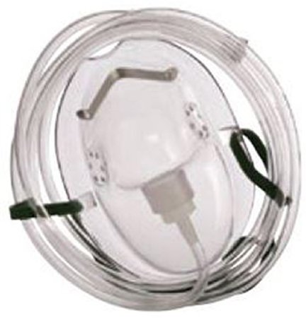 Picture of Oxygen Mask Elongated Style Adult One Size Fits Most Adjustable Head StrapPX-1002