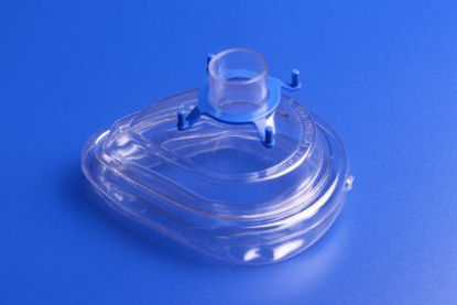 Picture of Anesthesia Mask Elongated Style Neonatal Size 0 Hook Ring158050