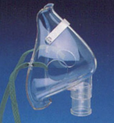 Picture of Aerosol Mask Salter Labs® Elongated Style Adult One Size Fits Most Adjustable Head StrapATM8100