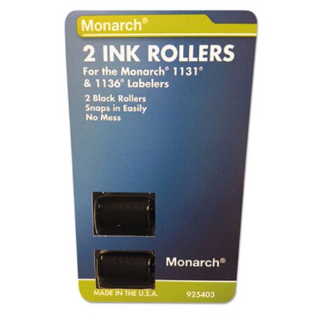 Picture of 925403 Replacement Ink Rollers, Black, 2/PackMNK-925403