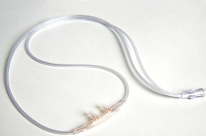 Picture of ETCO2 Nasal Sampling Cannula with O2 Delivery Adult Curved Prong / NonFlared Tip16SOFT-14-50