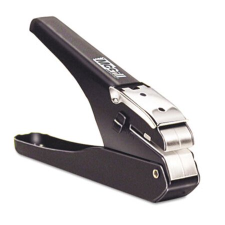 Picture of Handheld Badge Punch, 9/16 x 1/8 Horizontal Slot, 1/8"-5/8" Reach, Black/ChromeAVT-MCG16500