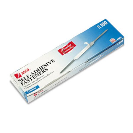 Picture of Self-Adhesive Paper Fasteners, 2" Capacity, 2.75" Center to Center, Brown, 100/BoxACC-70021